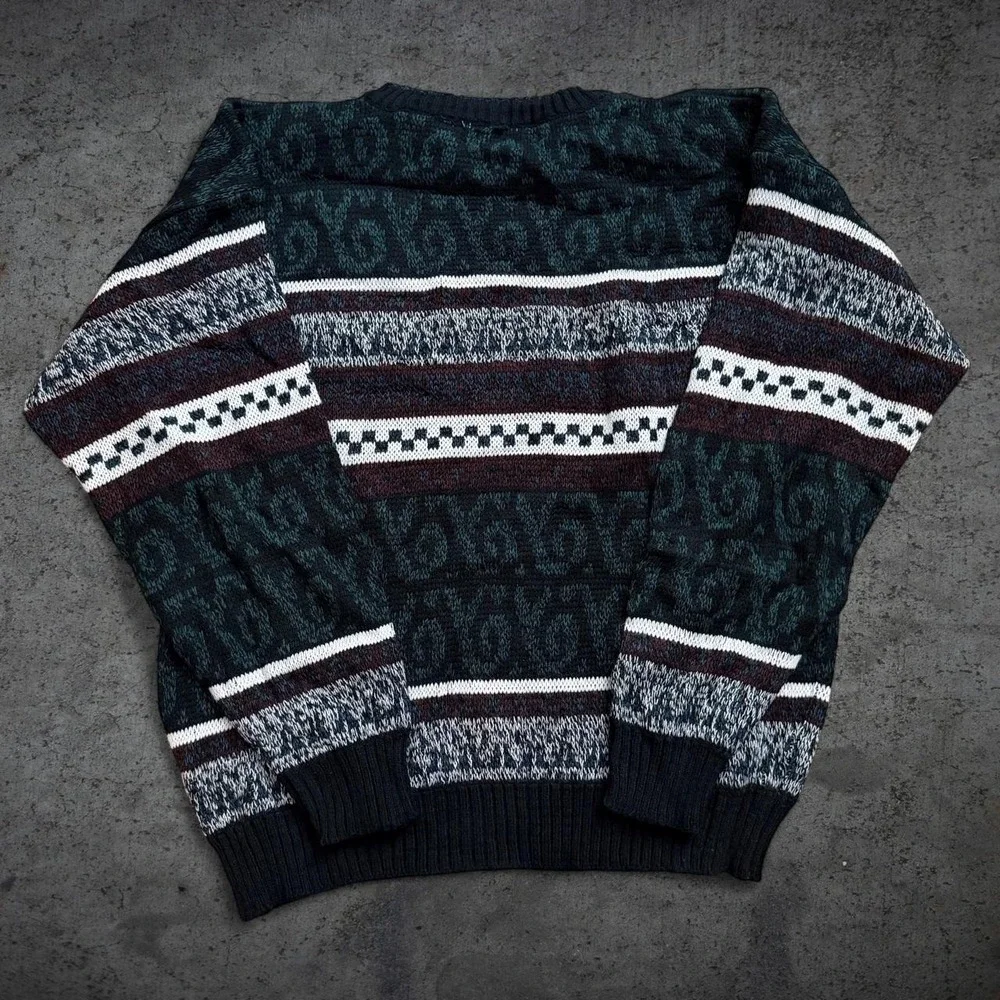 Vintage 90's Windridge by Mervyns Pullover Knit Sweater Size Large Fall Cozy